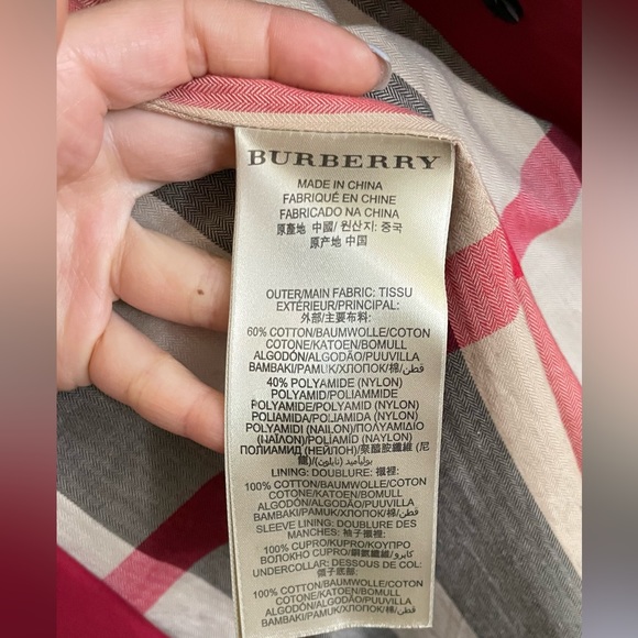 BURBERRY BRIT SIZE 2 TRENCHCOAT - Picture 9 of 12